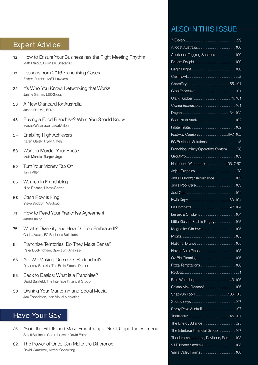 Business Franchise Australia&NZ Preview Pages