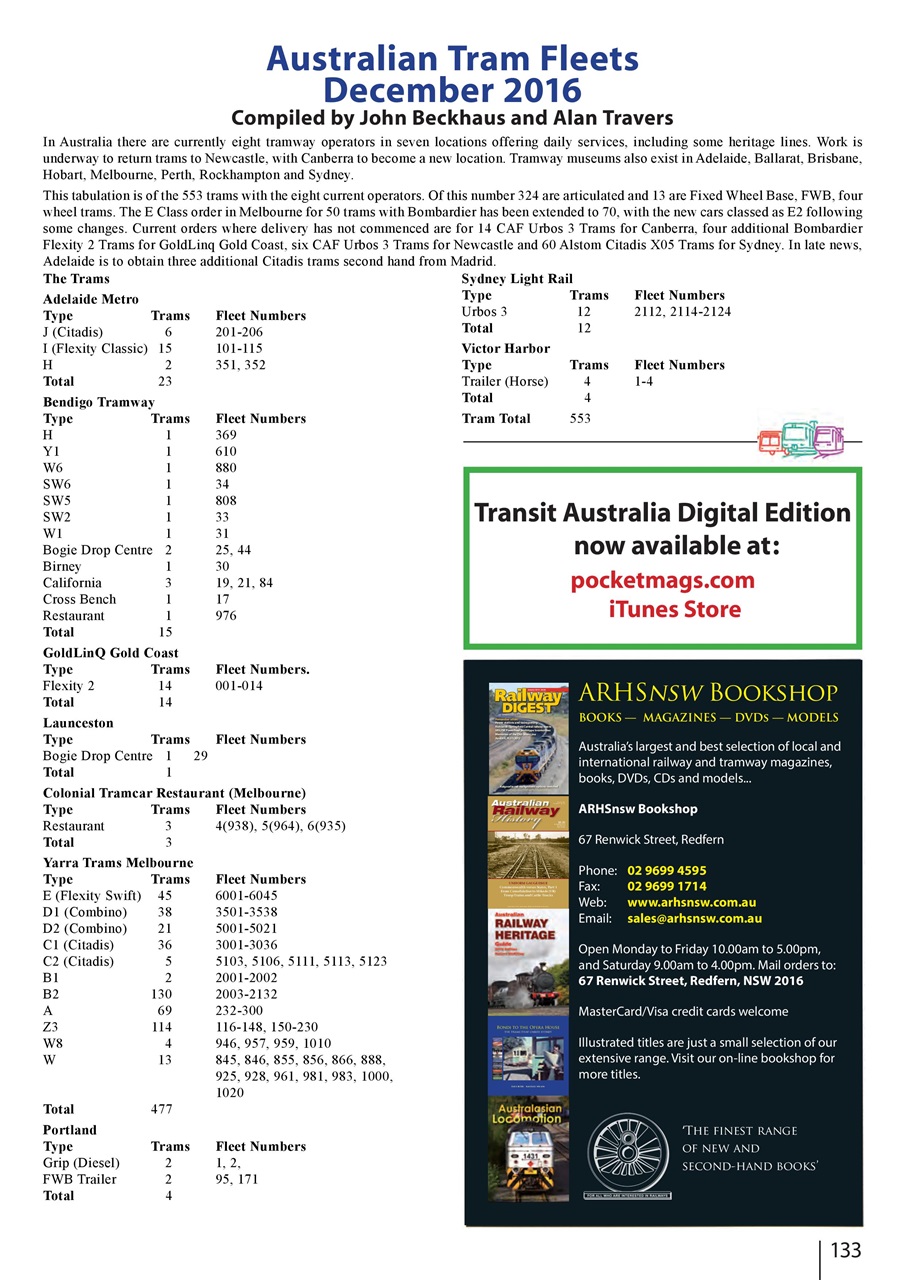 Transit Australia Preview Pages