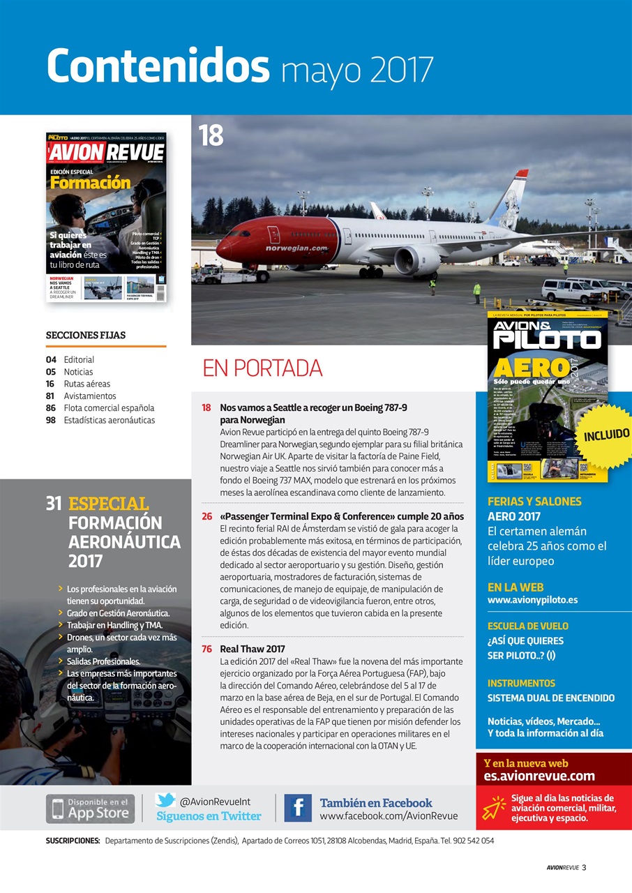 Avion Revue Internacional Preview Pages