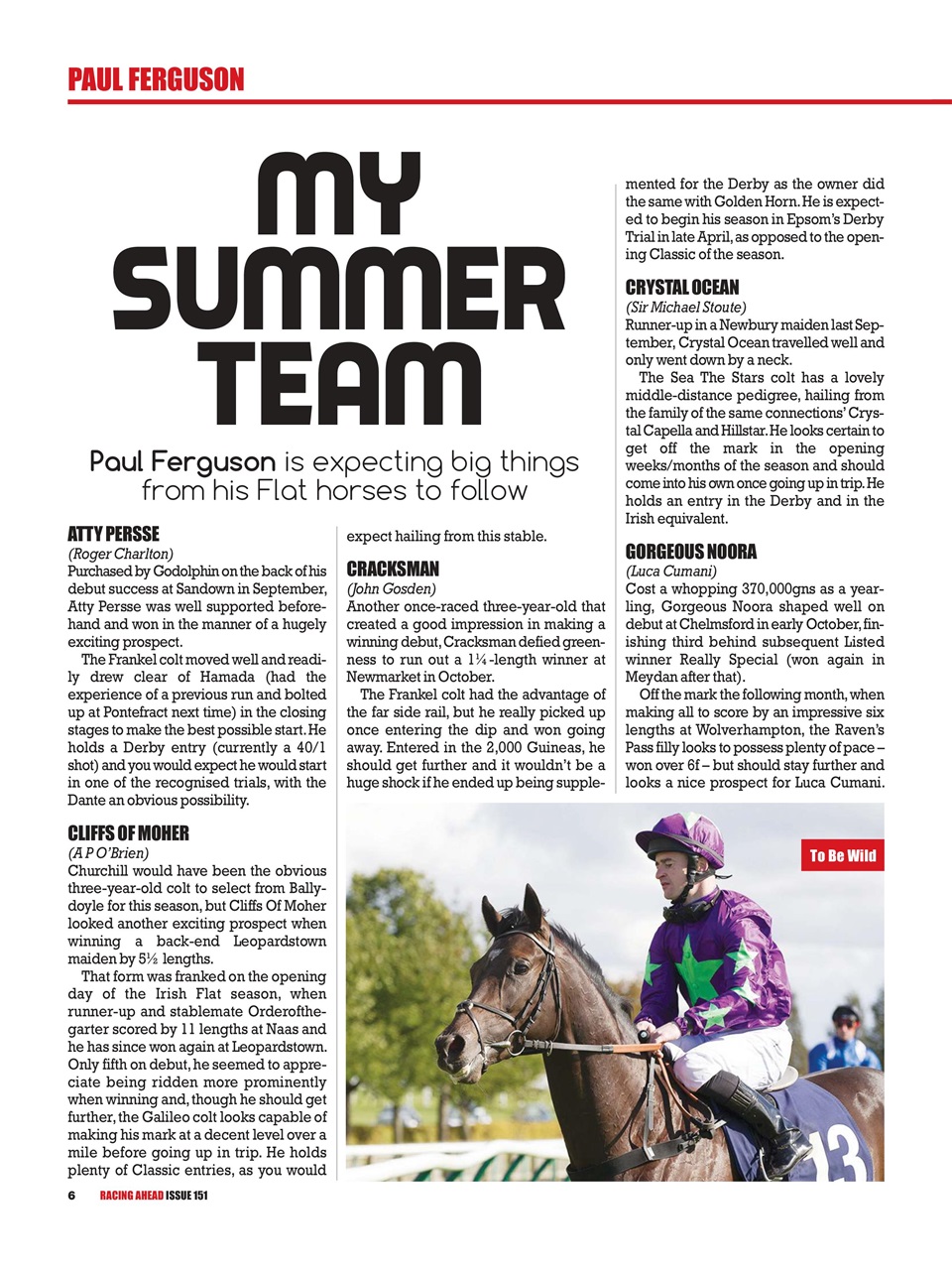 Racing Ahead Preview Pages