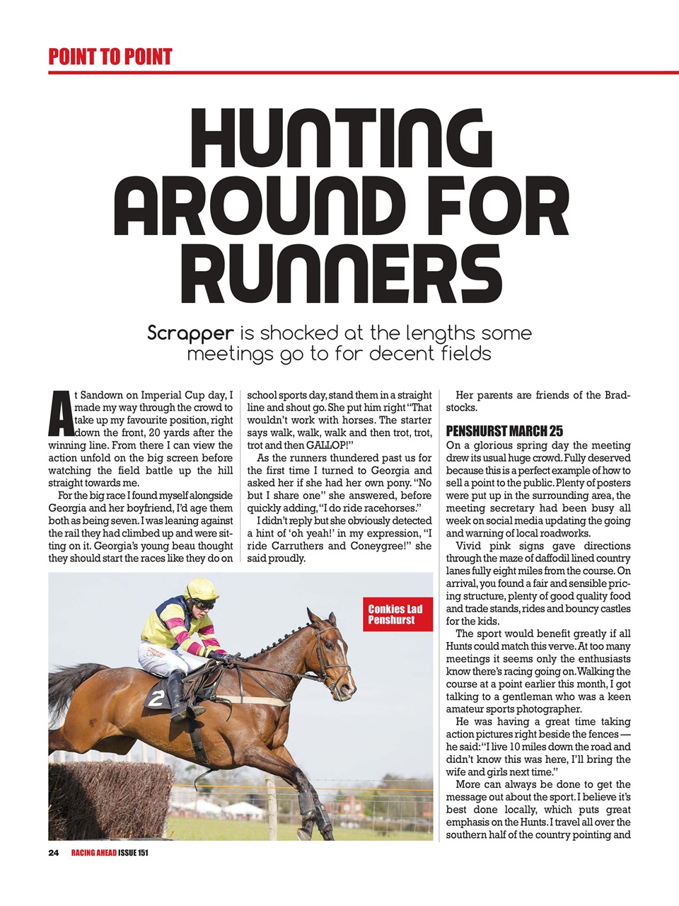 Racing Ahead Preview Pages