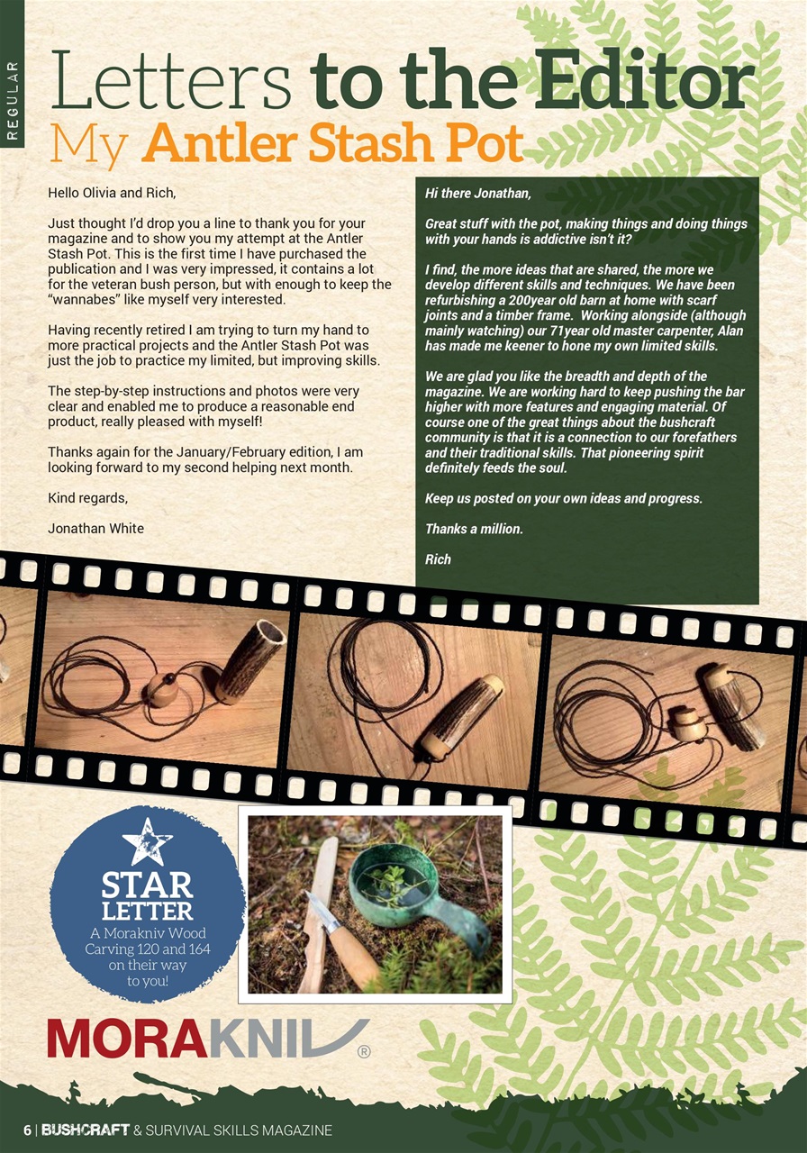 Bushcraft & Survival Skills Magazine Preview Pages
