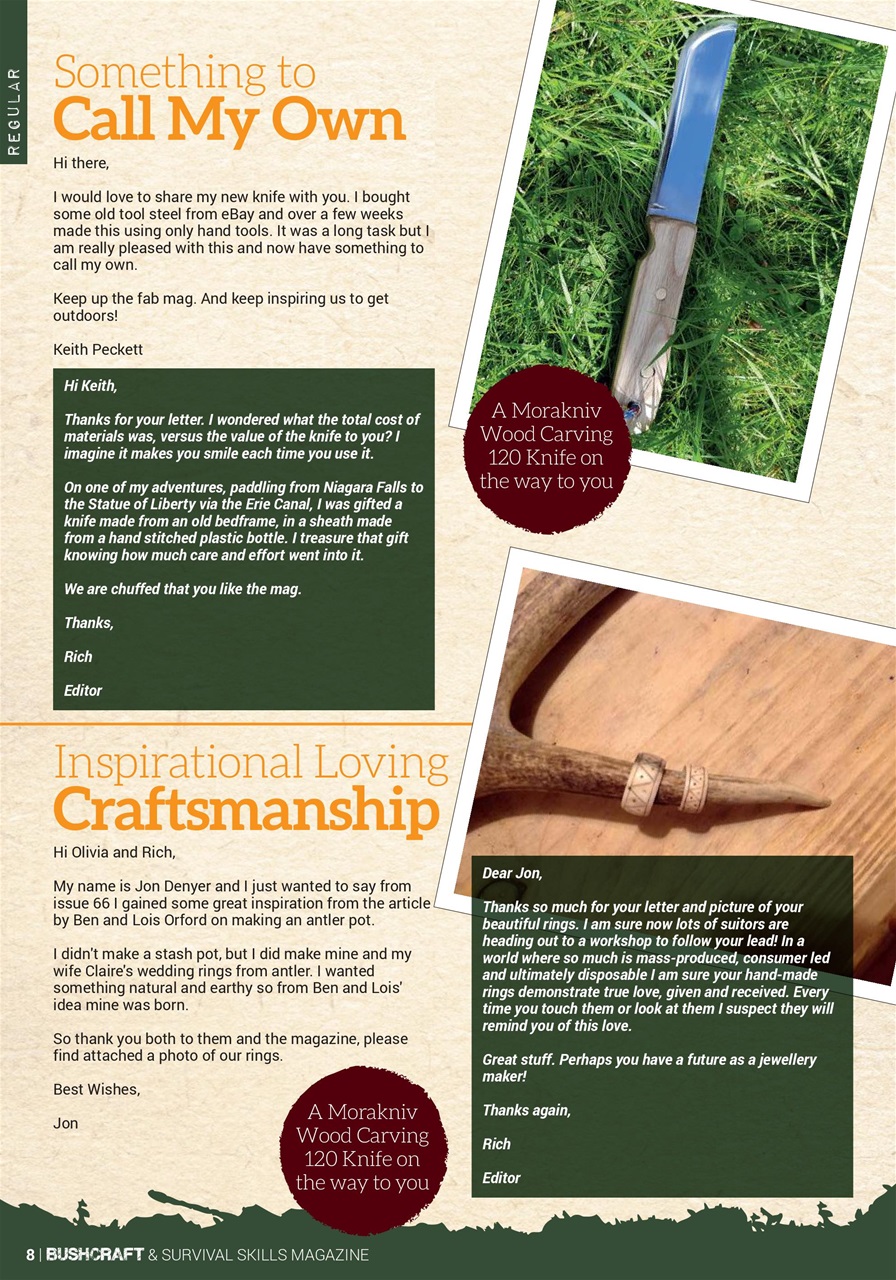 Bushcraft & Survival Skills Magazine Preview Pages