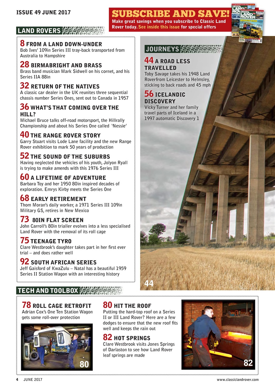 Classic Land Rover Magazine Preview Pages
