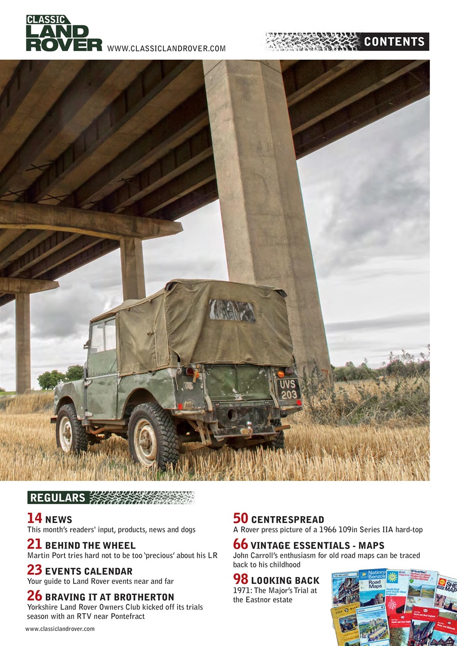 Classic Land Rover Magazine Preview Pages