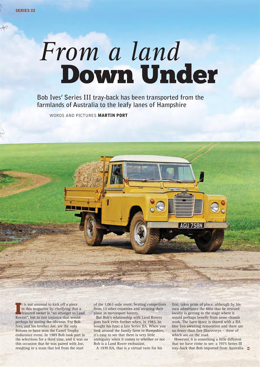 Classic Land Rover Magazine Preview Pages