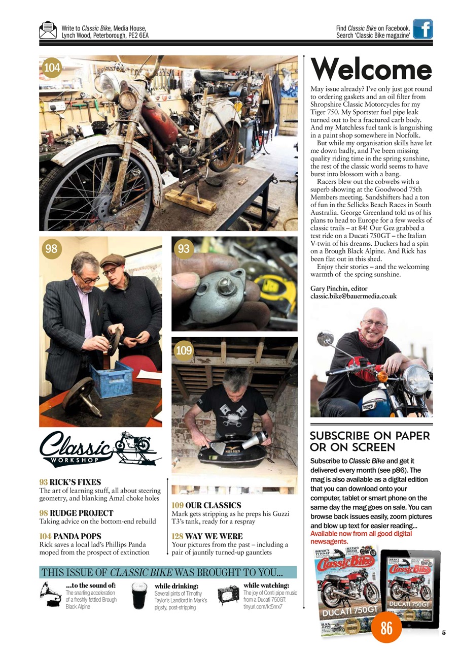 Classic Bike Preview Pages