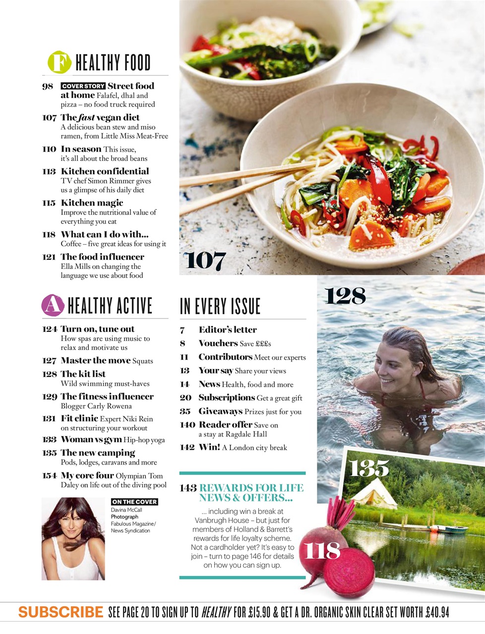 Healthy Magazine Preview Pages