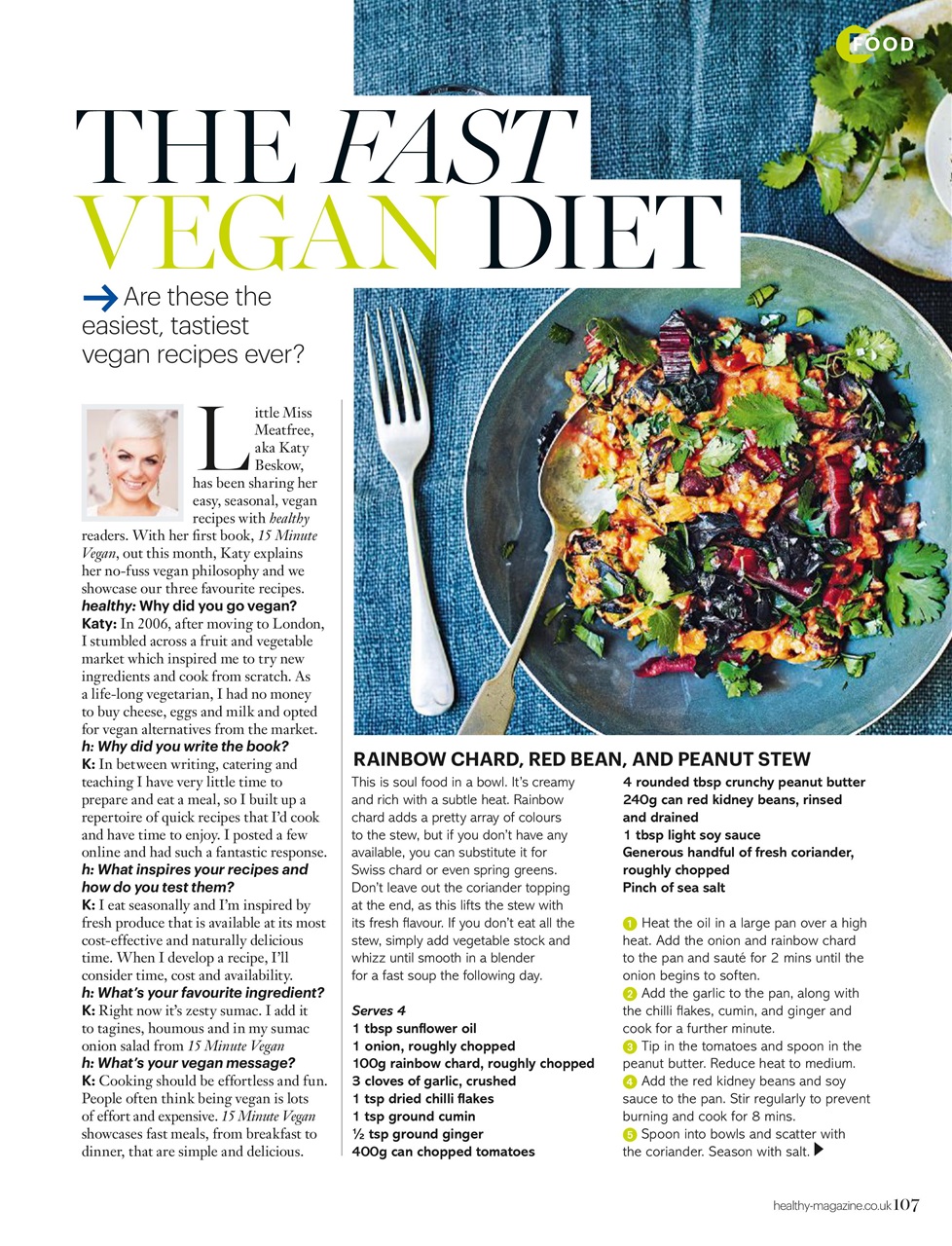 Healthy Magazine Preview Pages