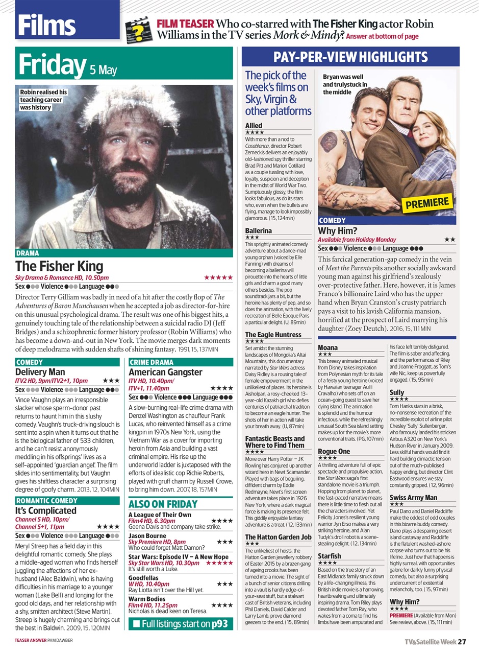 TV & Satellite Week Preview Pages