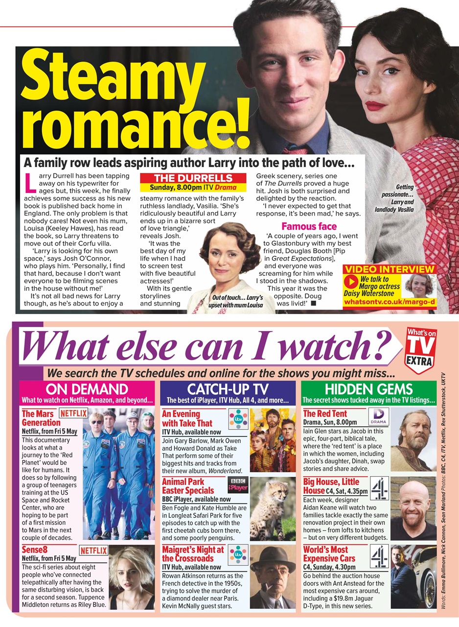 What's on TV Preview Pages