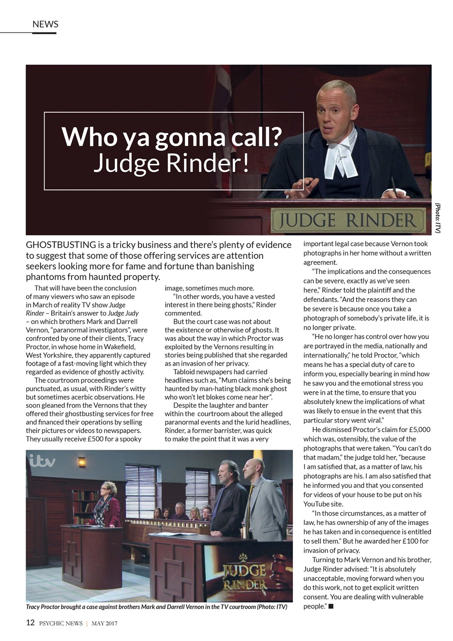 Psychic News Preview Pages