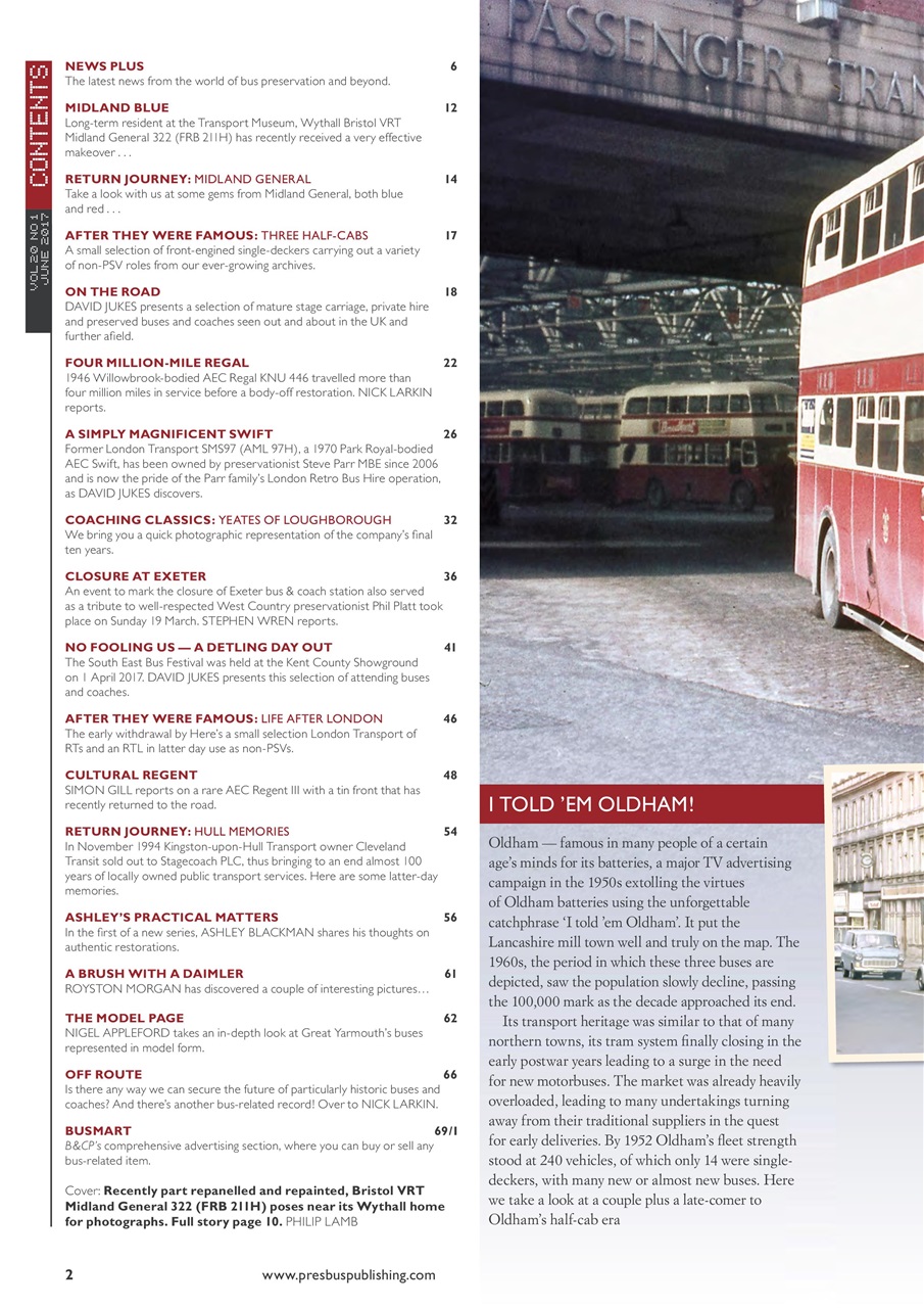 Bus & Coach Preservation Preview Pages