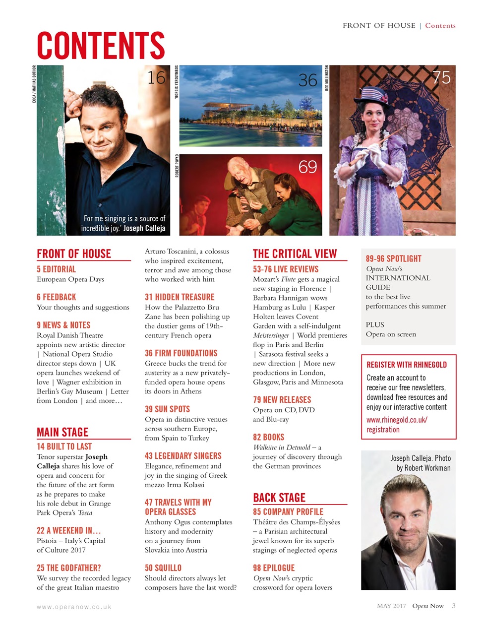 Opera Now Preview Pages