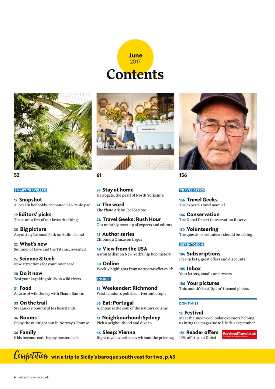 National Geographic Traveller UK Preview Pages