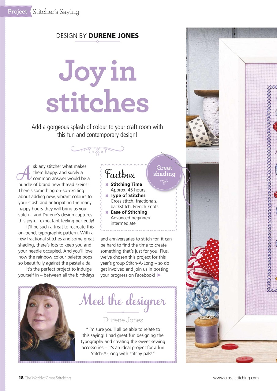 The World of Cross Stitching Preview Pages