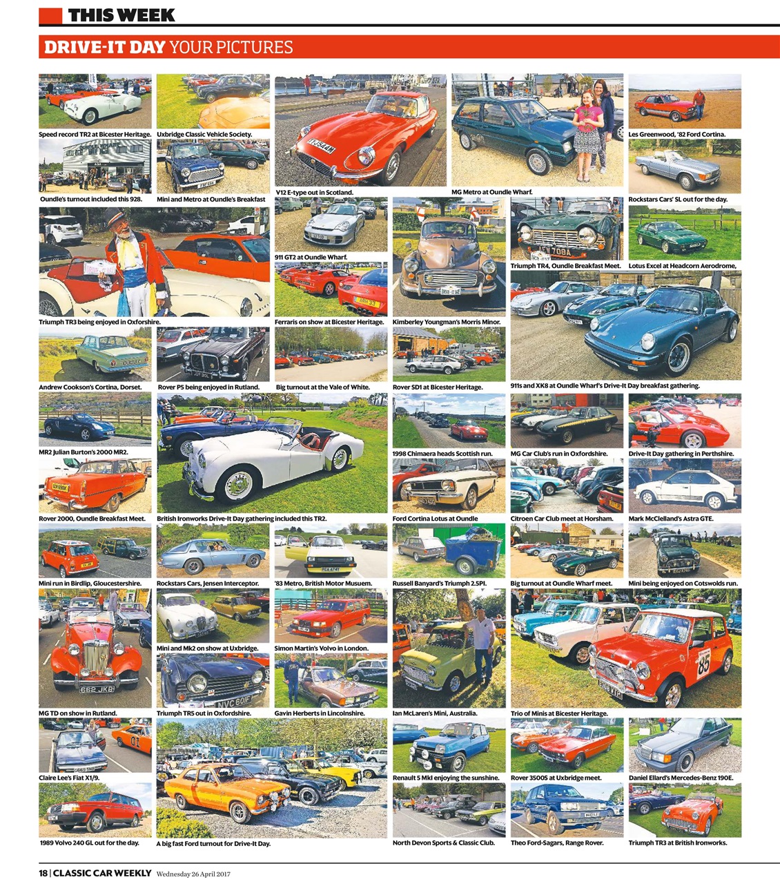 Classic Car Weekly Preview Pages