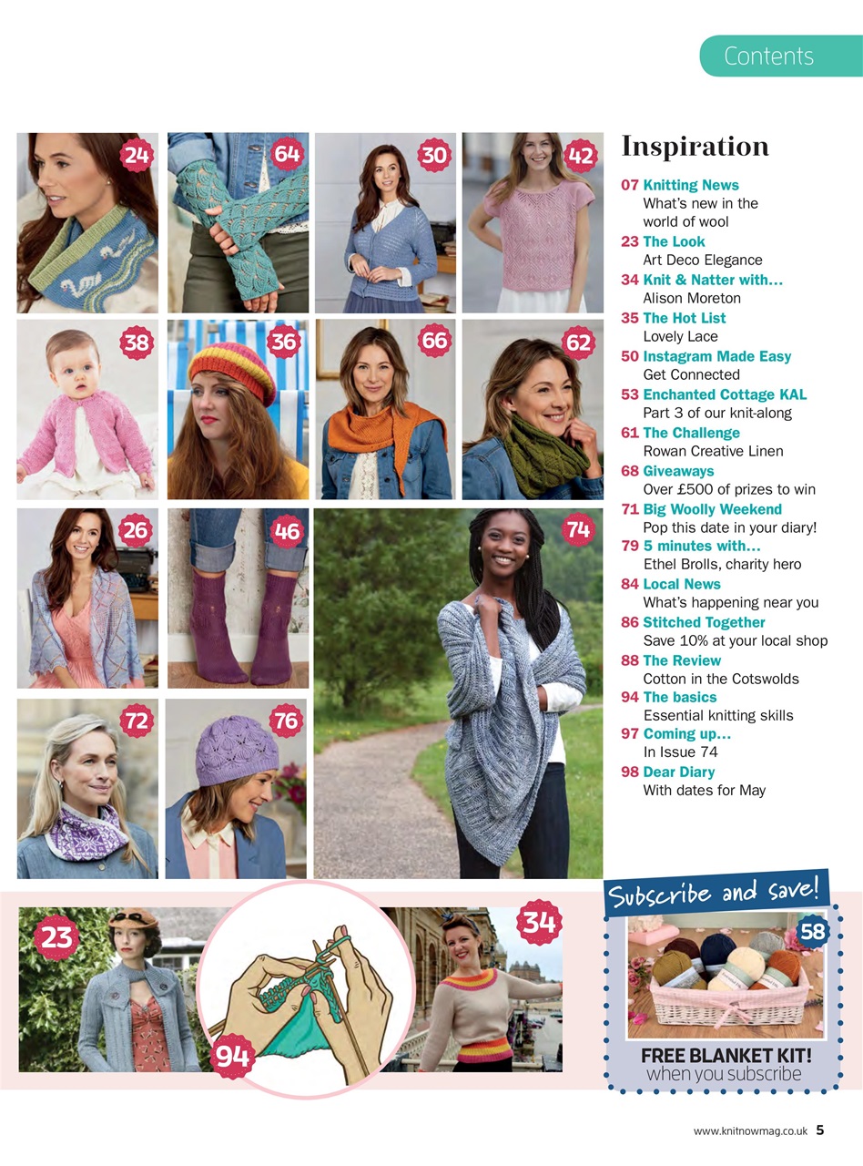 Knit Now Preview Pages