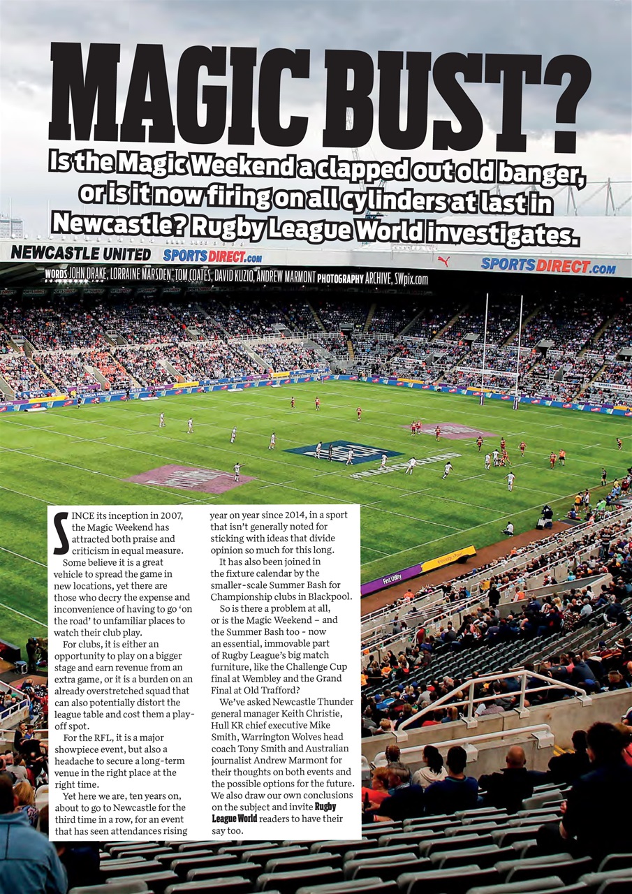Rugby League World Preview Pages