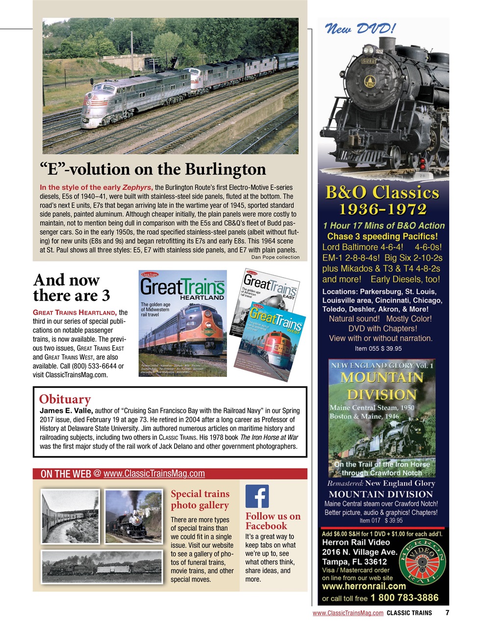 Classic Trains Preview Pages