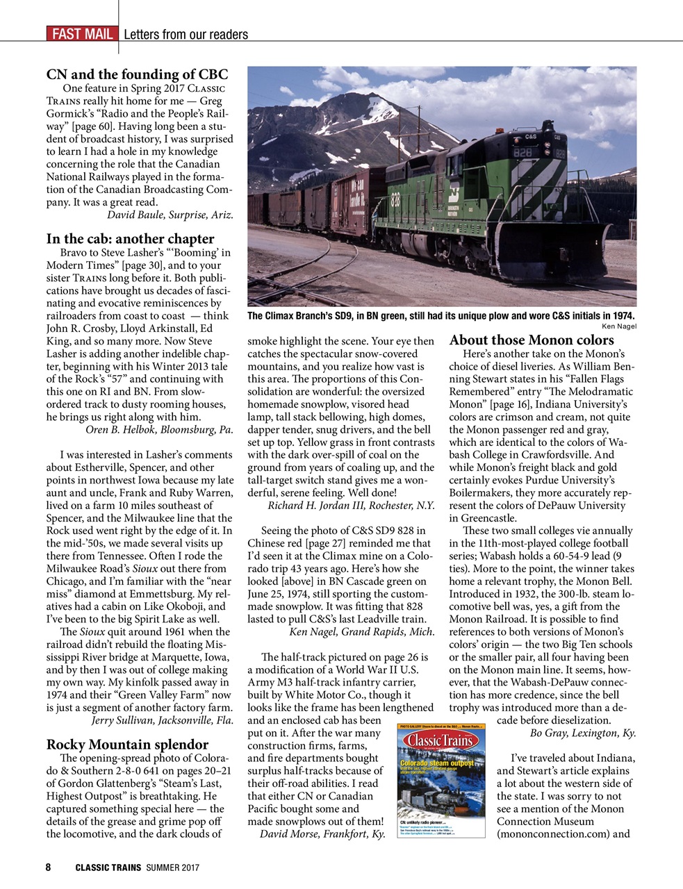 Classic Trains Preview Pages