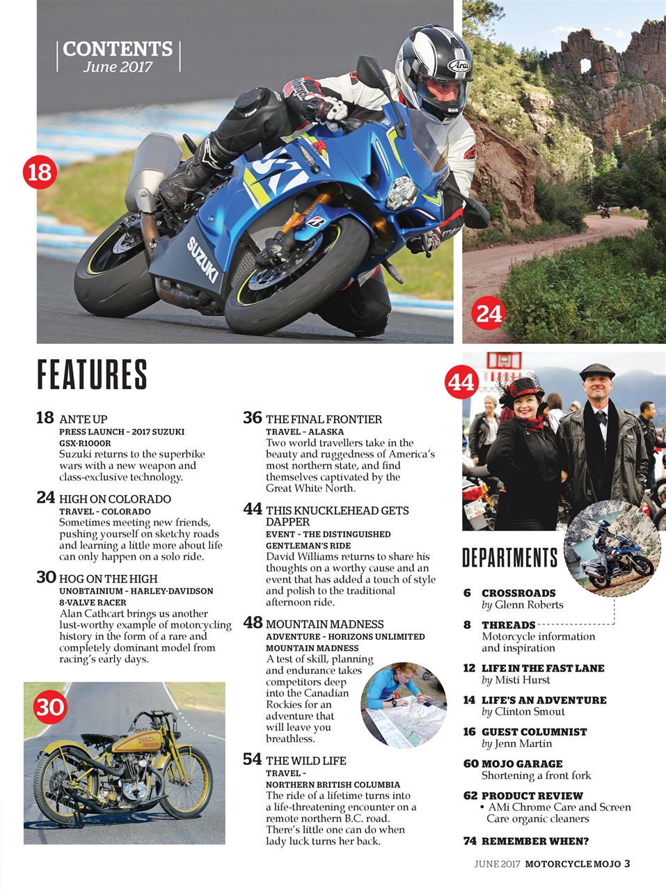 Motorcycle Mojo Preview Pages