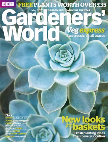 BBC Gardeners’ World Magazine issue May 2017