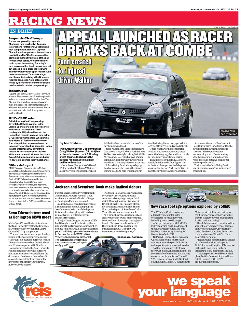 Motorsport News Preview Pages