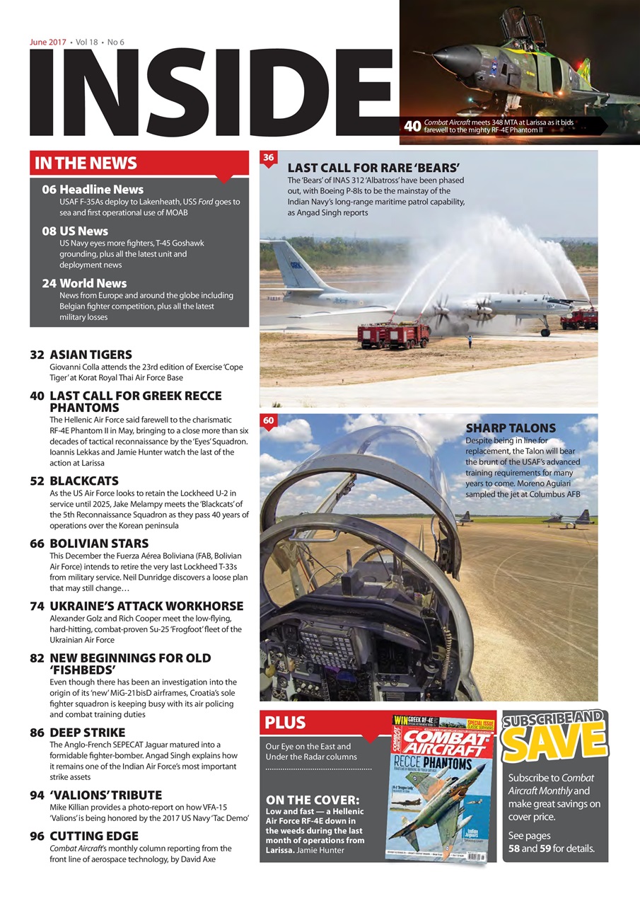 Combat Aircraft Journal Preview Pages