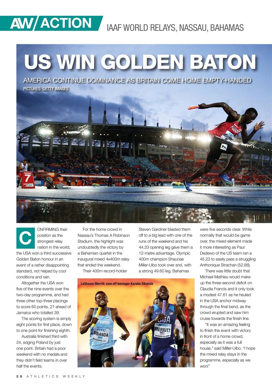 AW – Athletics Weekly Magazine Preview Pages