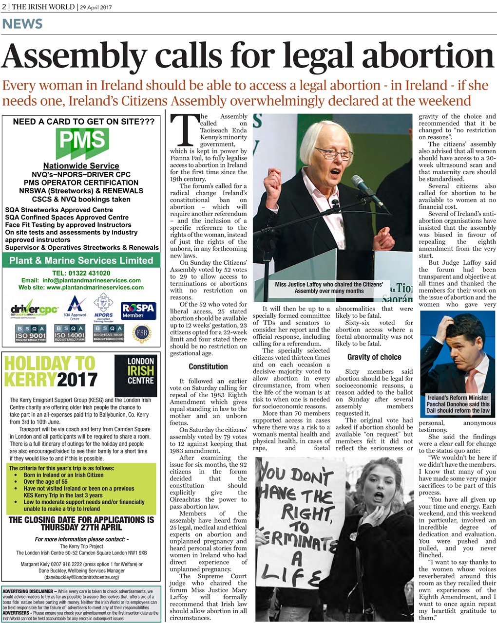 Irish World Preview Pages