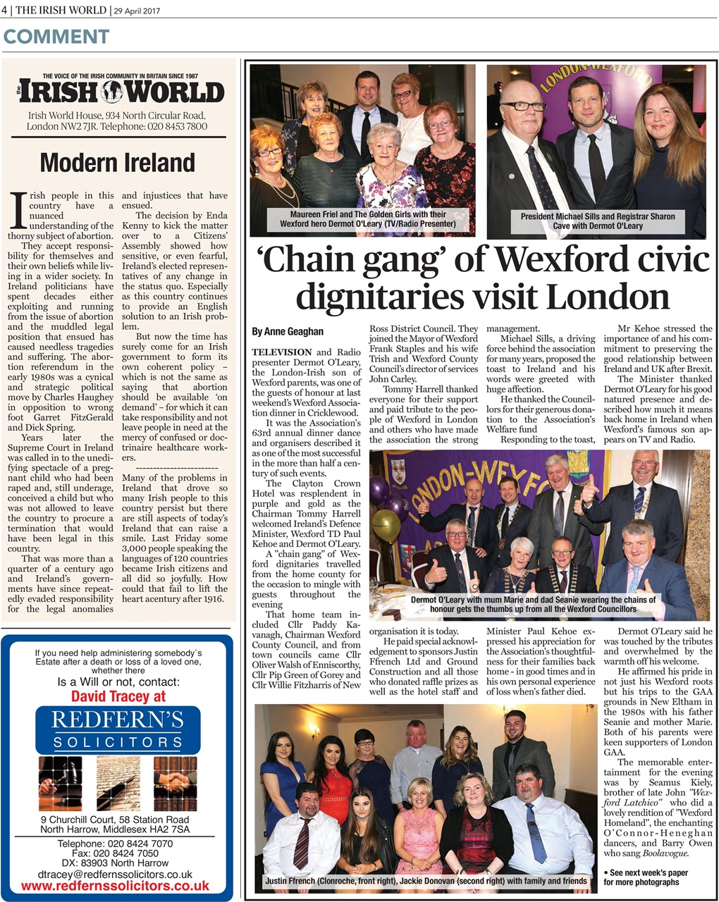 Irish World Preview Pages