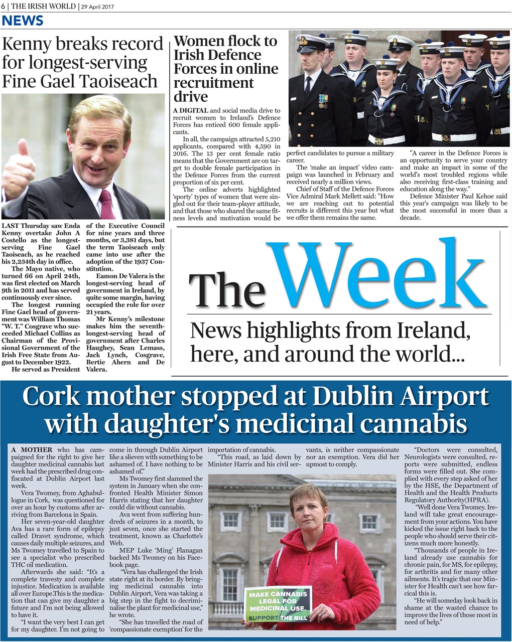 Irish World Preview Pages