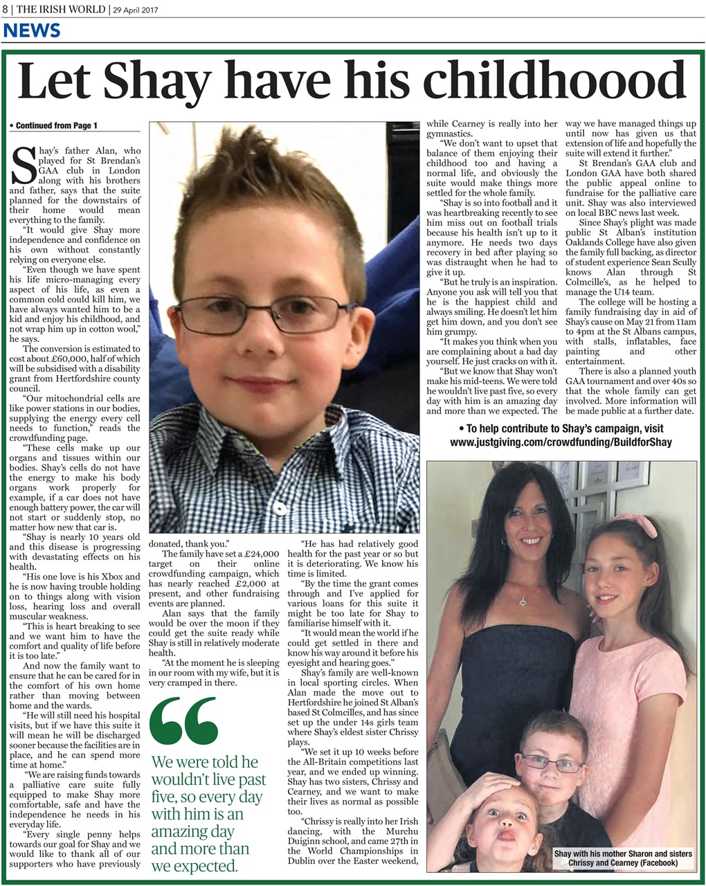 Irish World Preview Pages