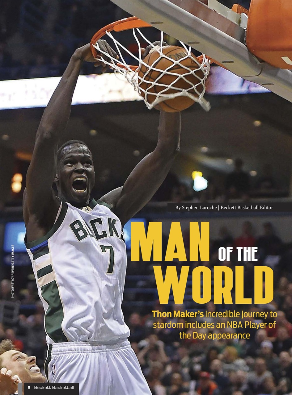 Beckett Basketball Magazine Preview Pages