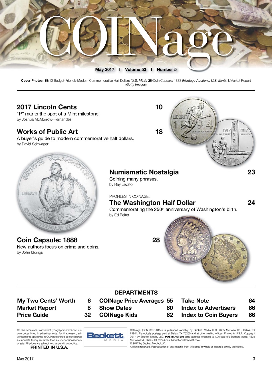 COINage Magazine Preview Pages