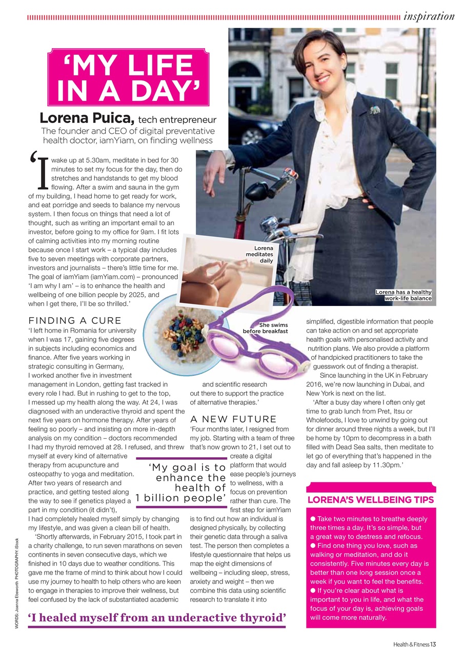 Women’s Fitness Preview Pages