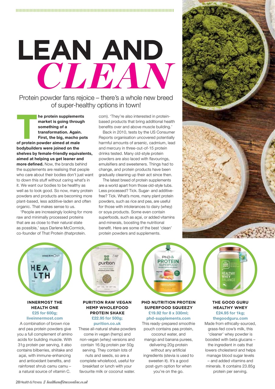 Women’s Fitness Preview Pages