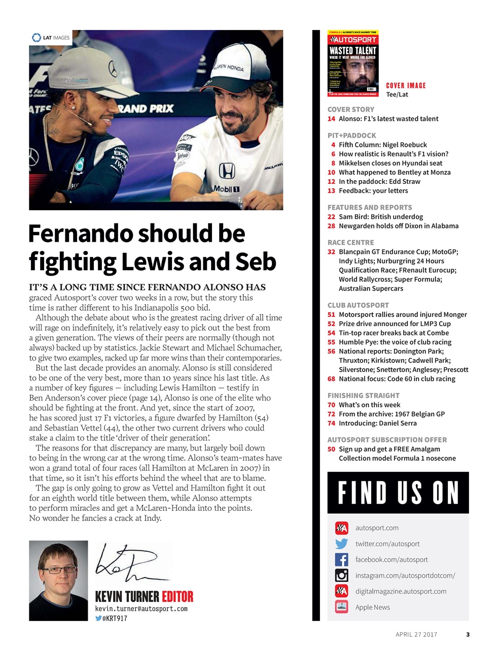 Autosport Preview Pages