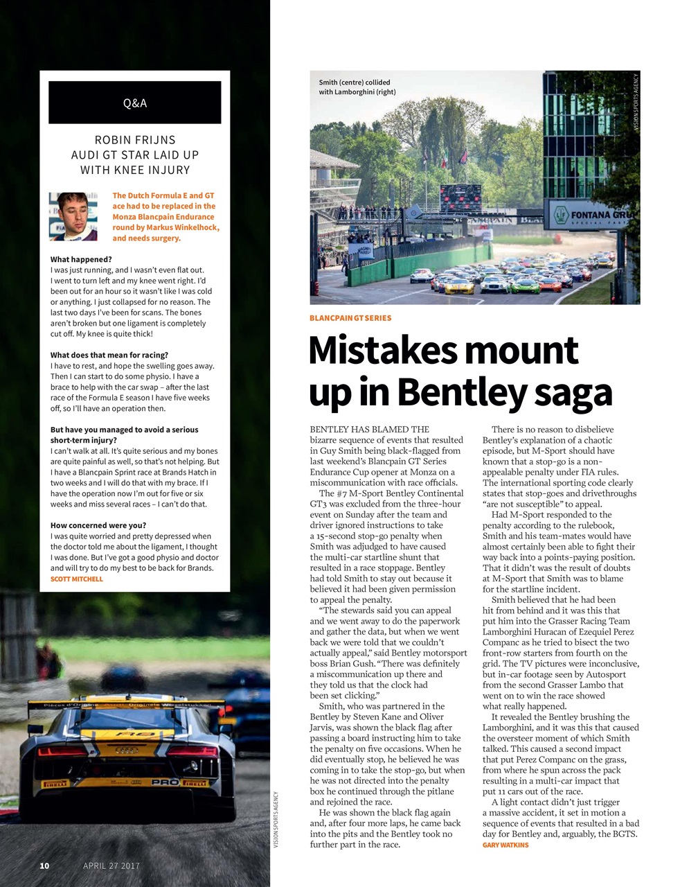 Autosport Preview Pages