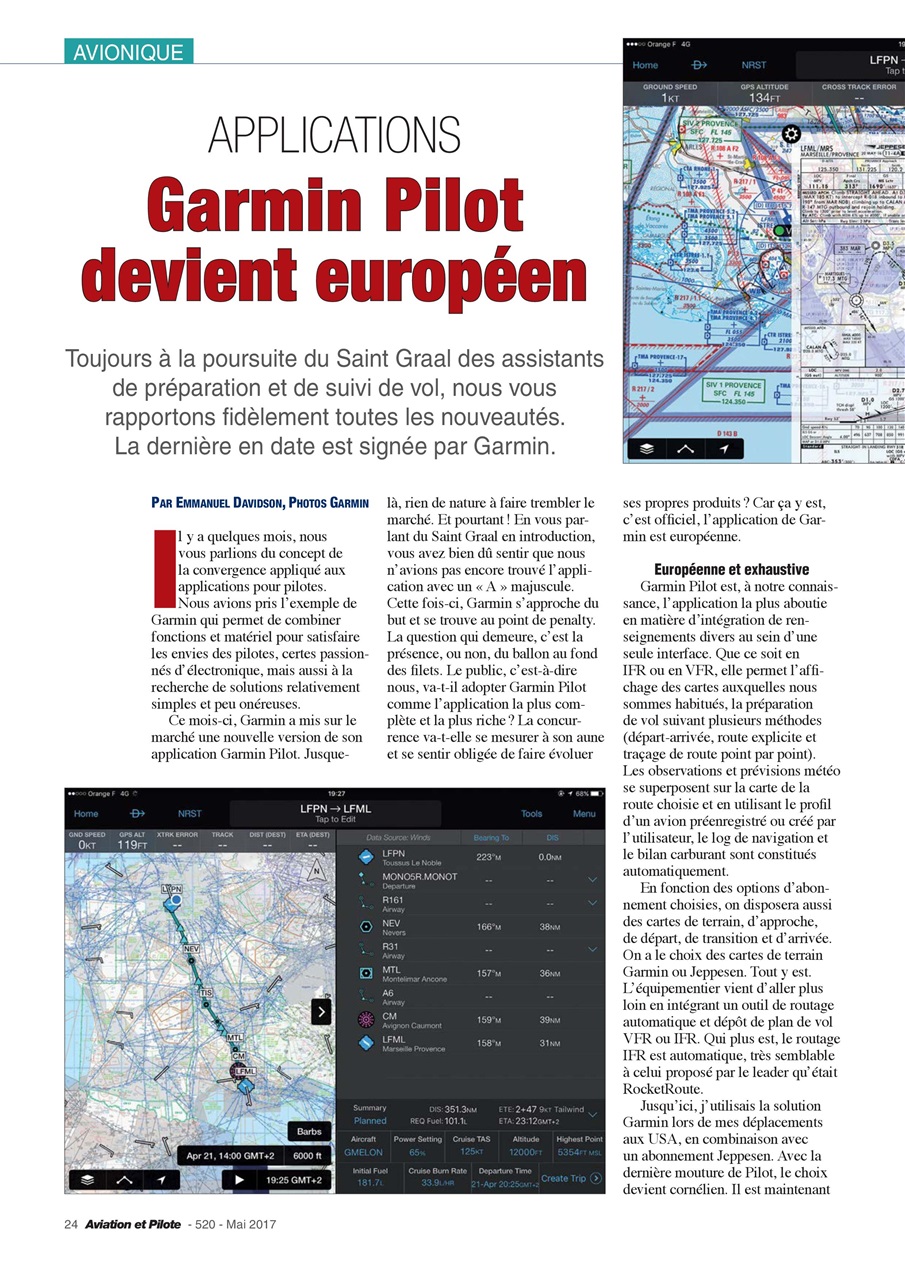 Aviation et Pilote Preview Pages