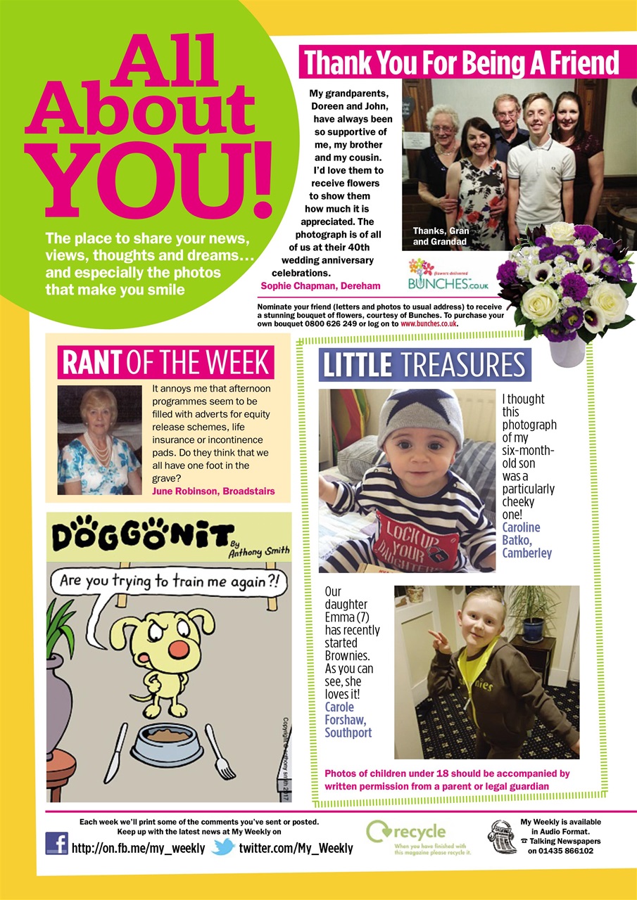 My Weekly Preview Pages