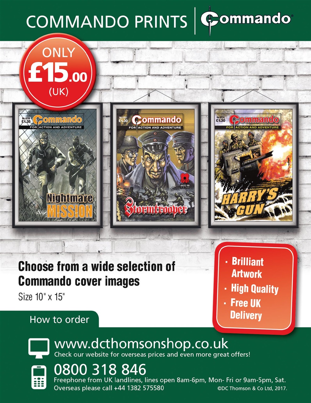 Commando Preview Pages