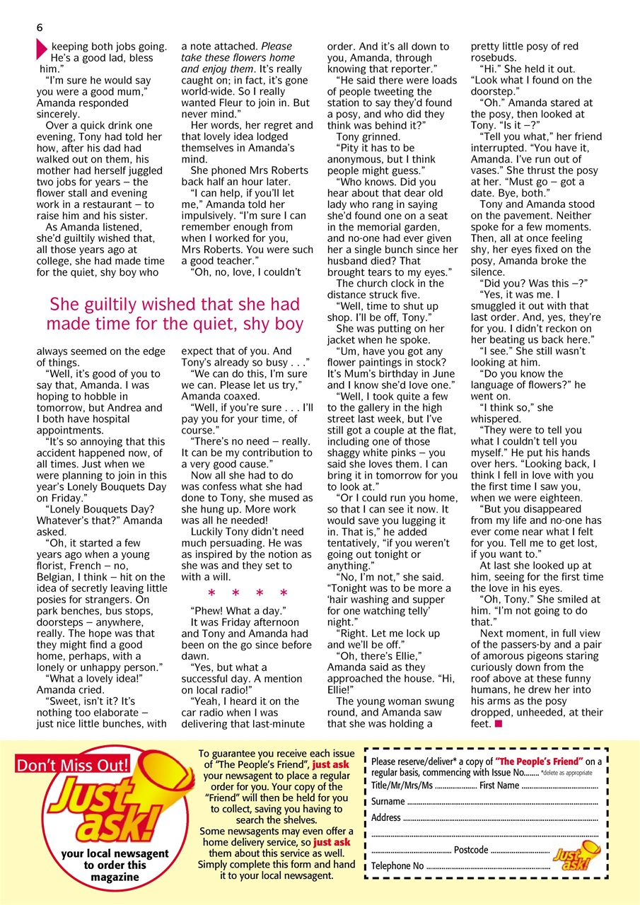The People’s Friend Preview Pages