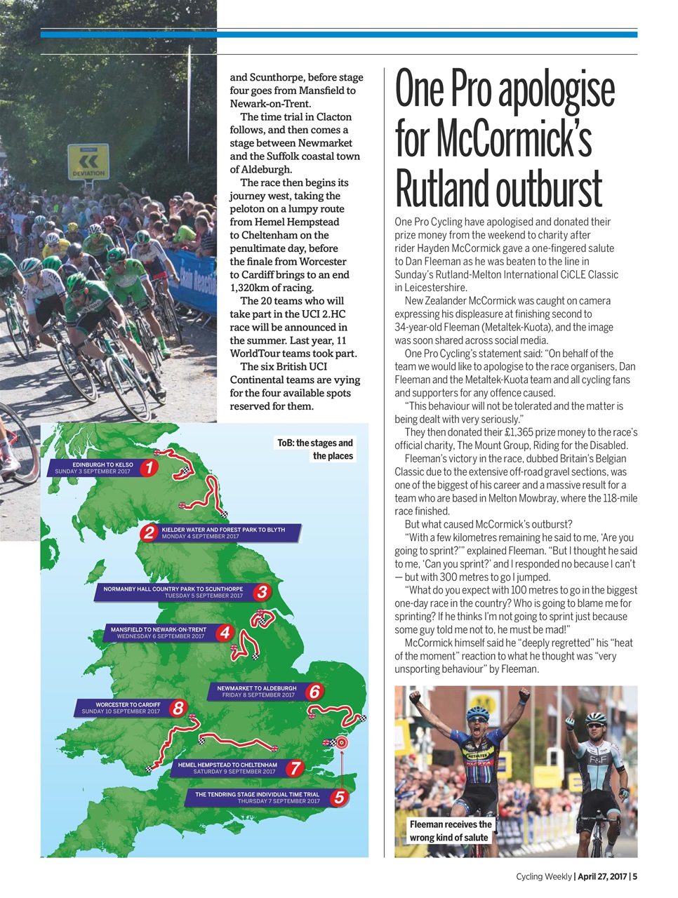 Cycling Weekly Preview Pages