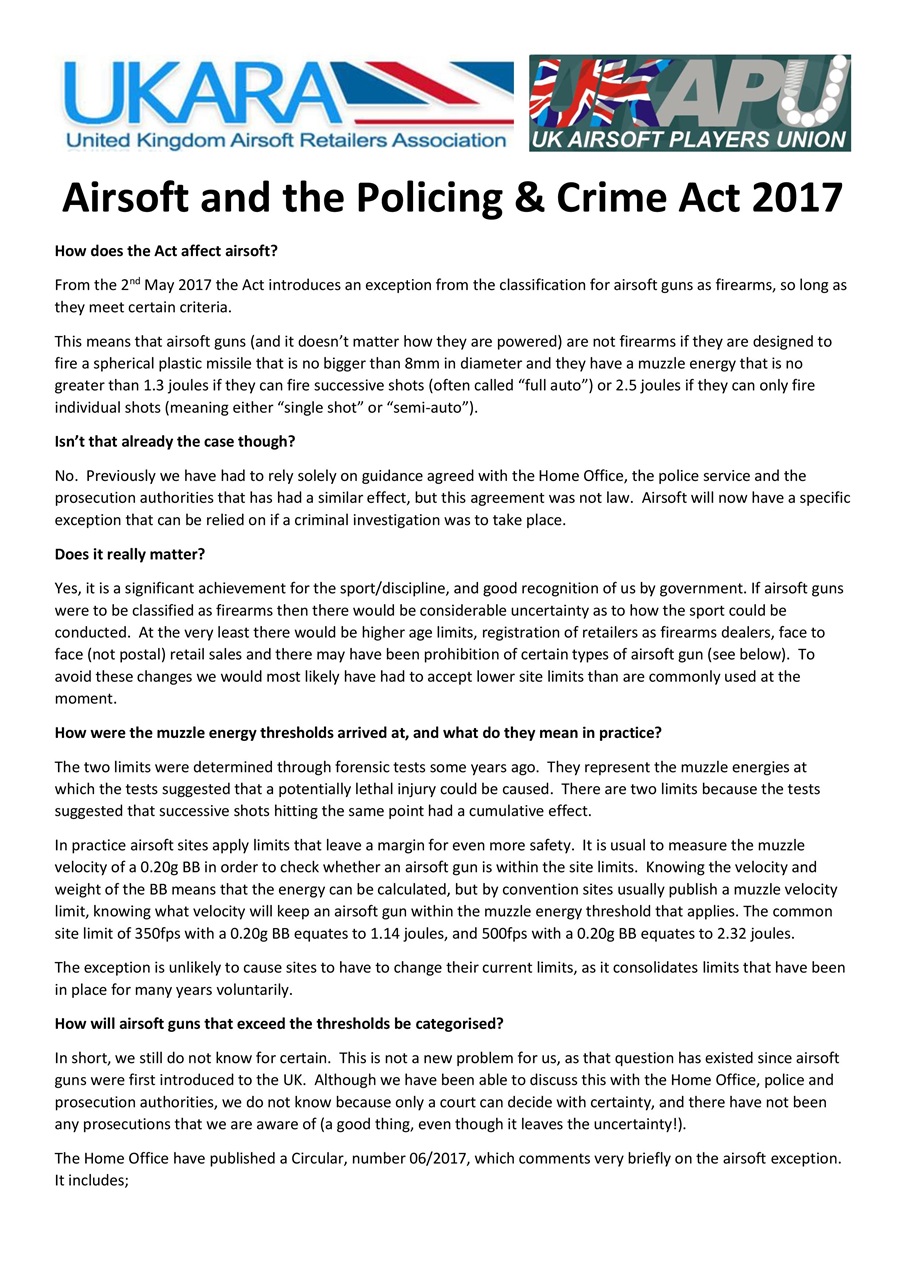 Airsoft Action Preview Pages