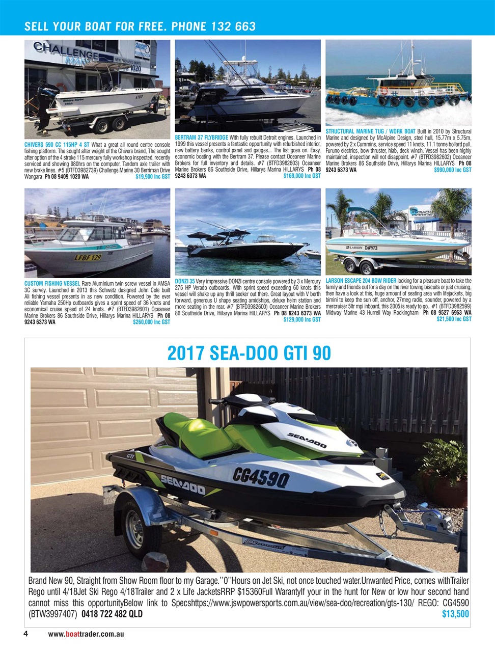 Boat Trader Australia Preview Pages