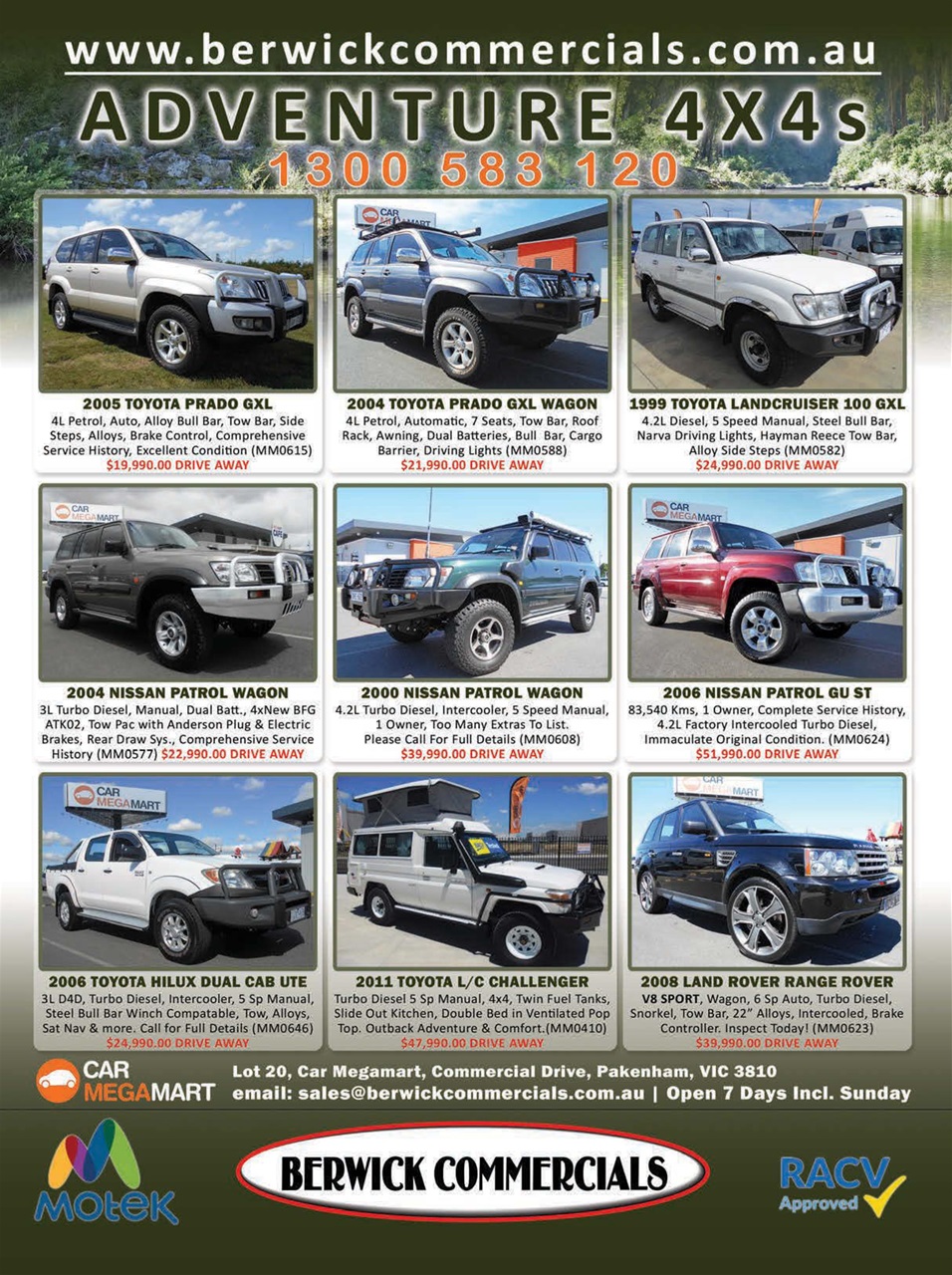 JUST 4X4S Preview Pages