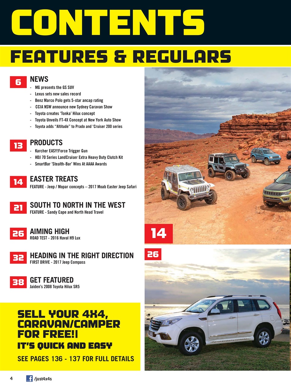 JUST 4X4S Preview Pages