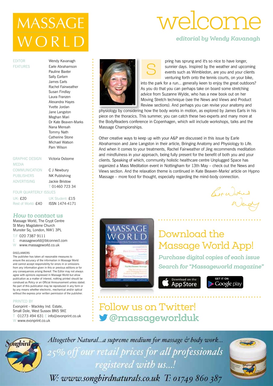 Massage World Preview Pages